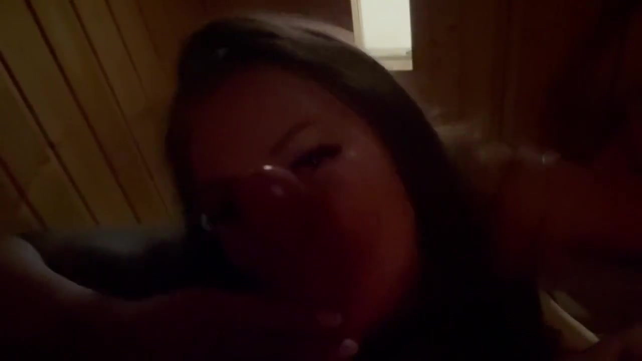 Monika Fox In Sucks Dick In The Sauna