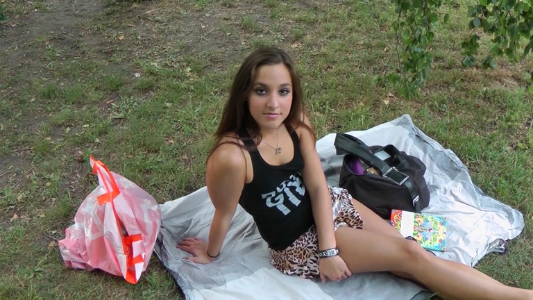 Awesome public sex adventure with hot babe