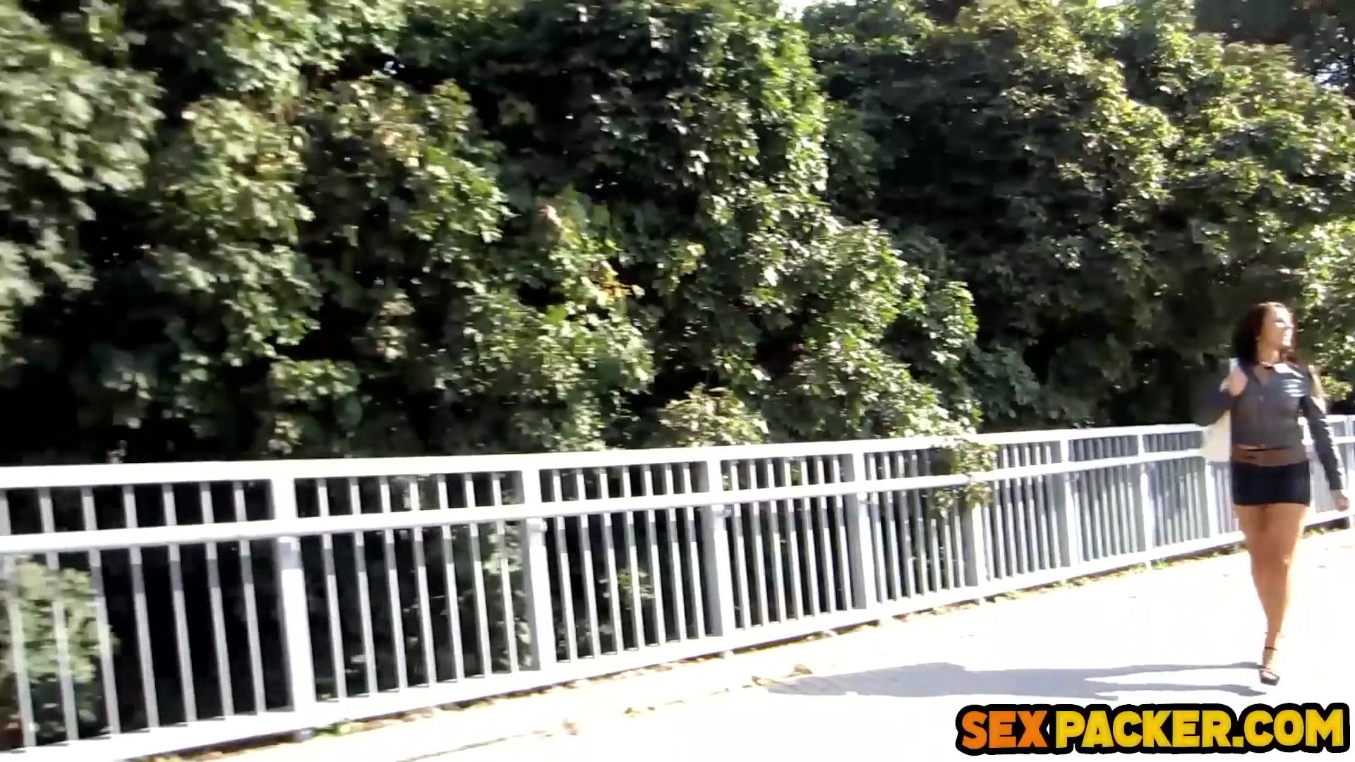 Busty Brunette Picked From The Side Of The Road For Anal Fucking Outdoor In The Woods - Valentina Ross