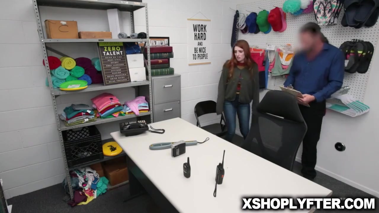Security Guard Films Aira Carson As He Rams Her Tight C