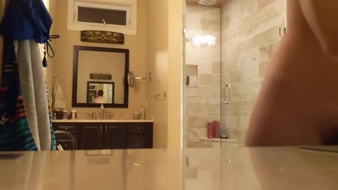 SPIED my stepsister taking a bath (bad camera angle) maybe next time!!