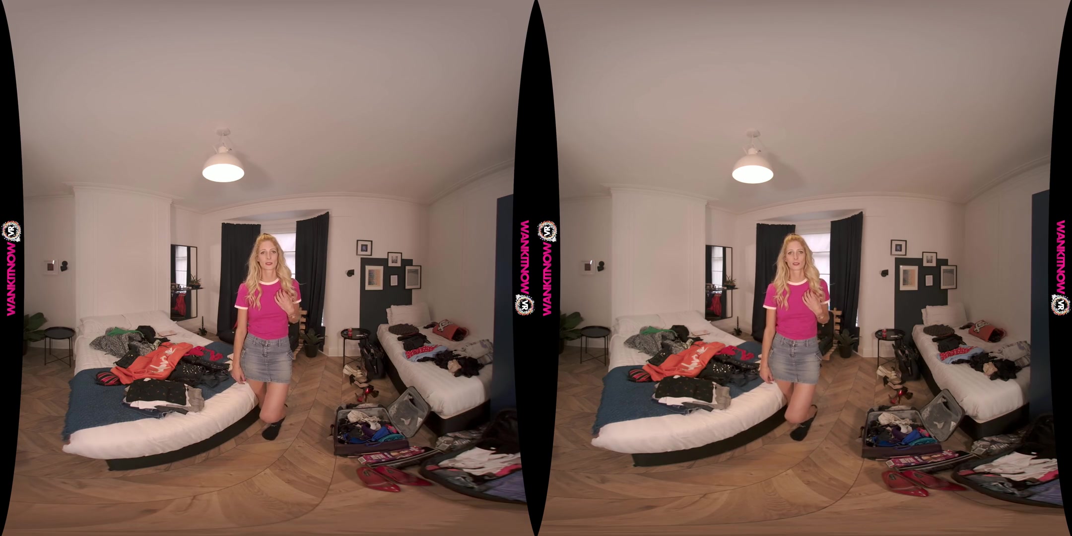 The Best Tenant - Cute Blonde Amateur Strips to Pay her Rent