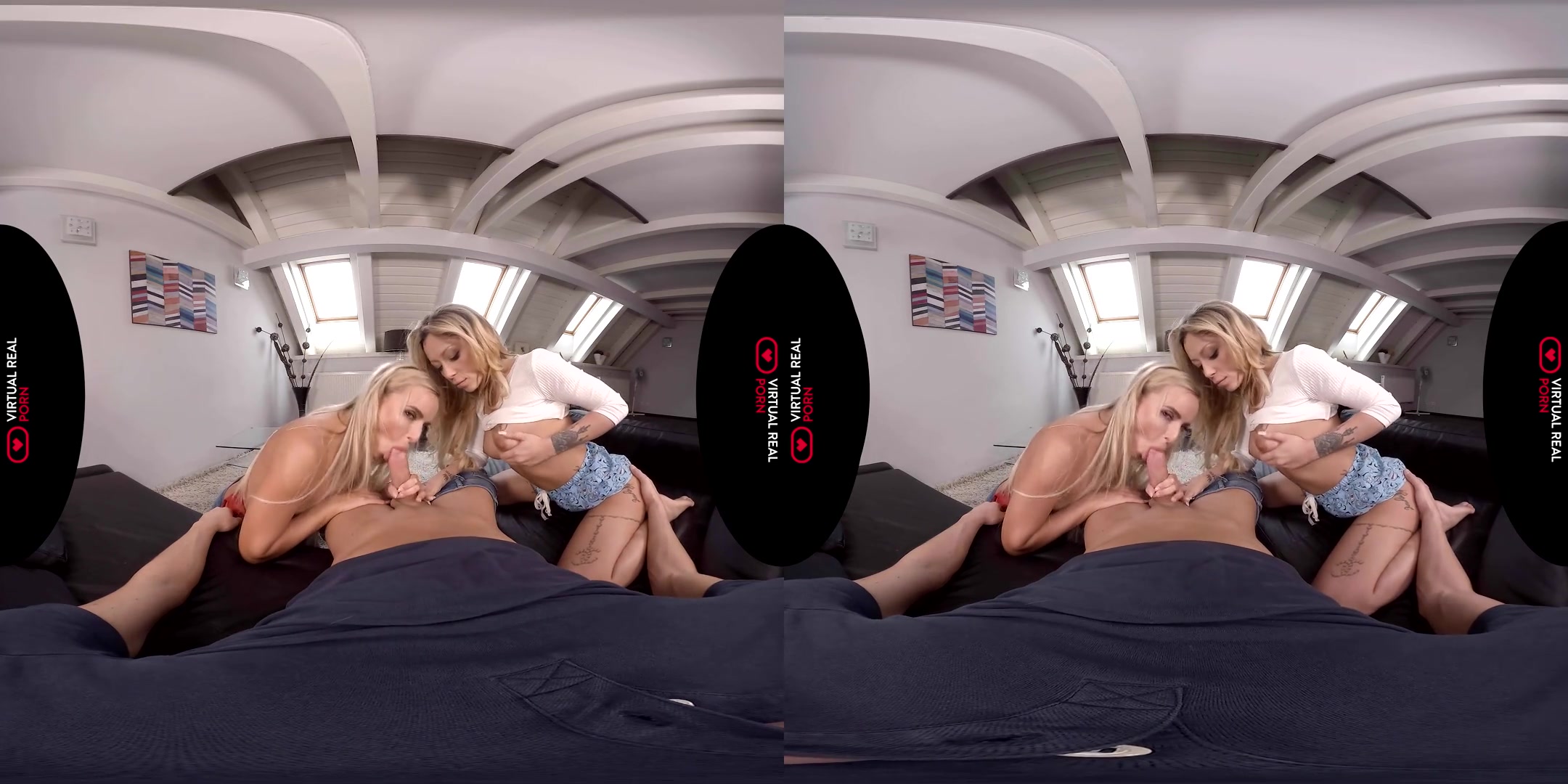 Jennifer Amilton & Amy Pink in Golden Tears - VirtualRealPorn