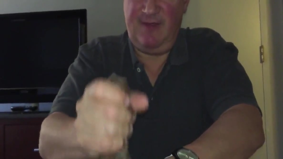 Older Step daddy Sucking Big Black Cock