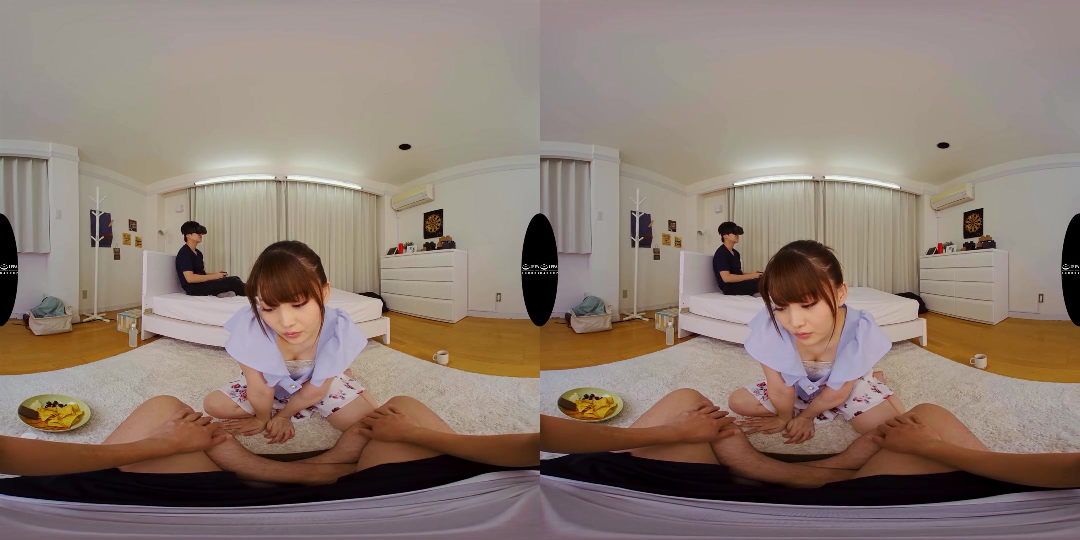 Alone in a Room with Her Stepbrother Who' Crazy about VR; JAV Cuckold NTR