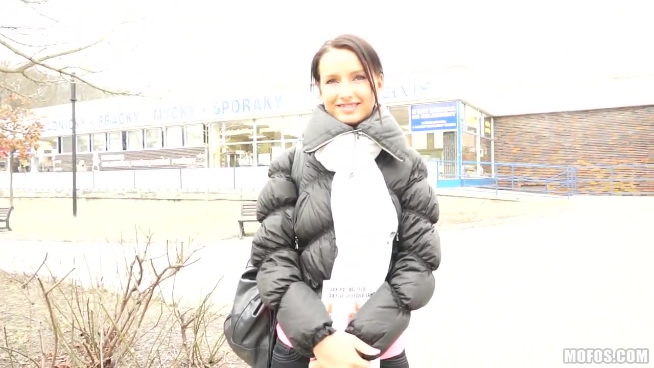 Czech lass Martina talked into public tit-showing