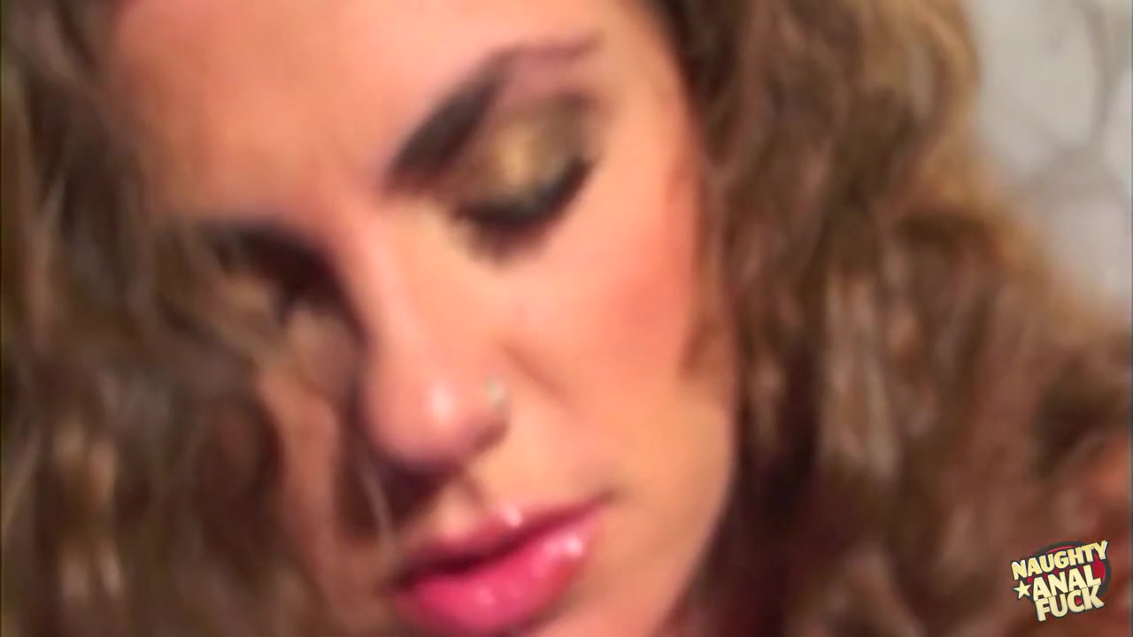 In High Heels Fingers Her Ass And Gets Anal Creampie
