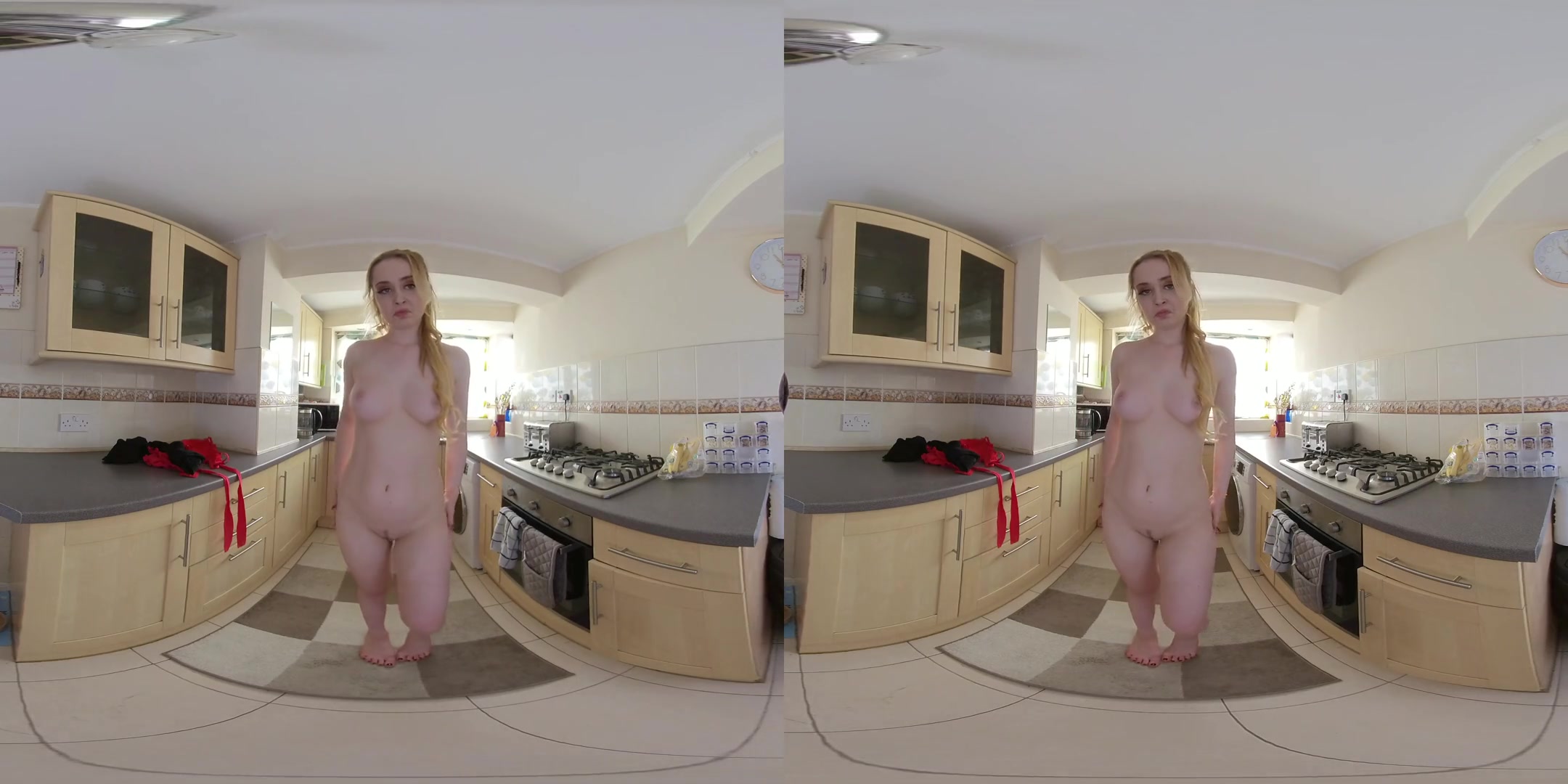 Can't Pay The Rent - Amateur Blonde Blowjob and Stripping