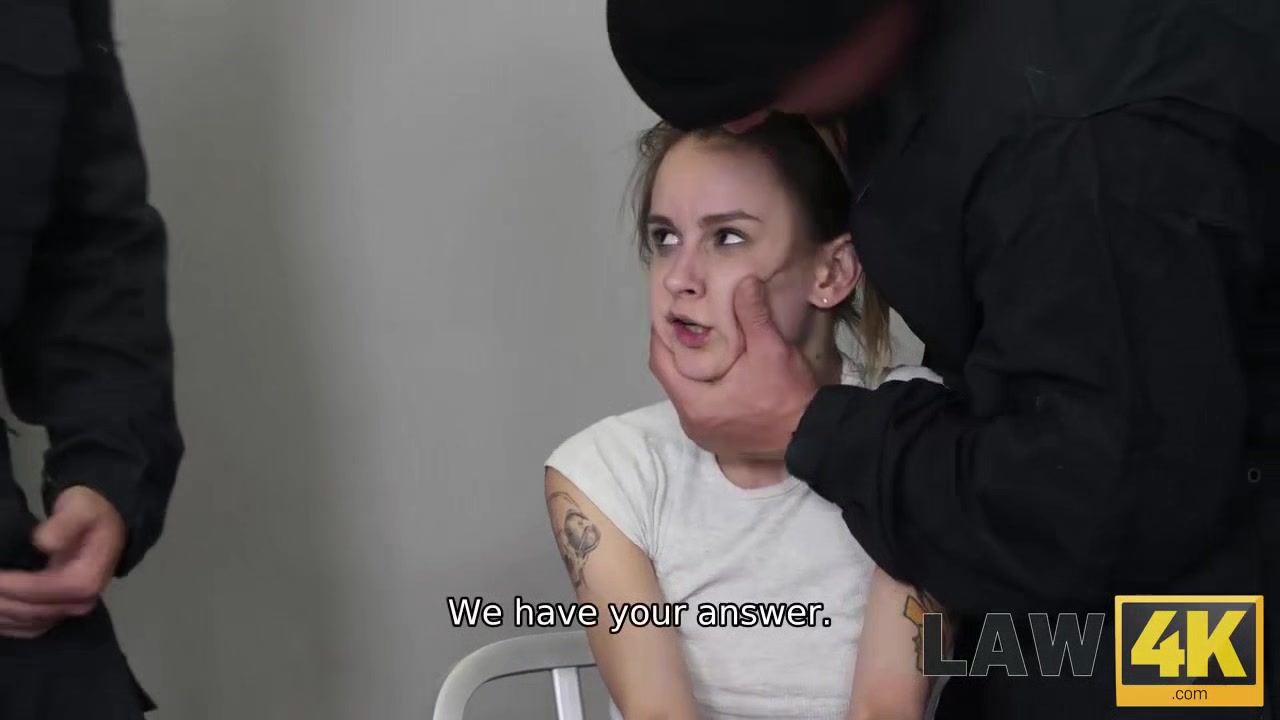 LAW4k. Sexy coquette Adele Unicorn finds a way to avoid jail term using her body