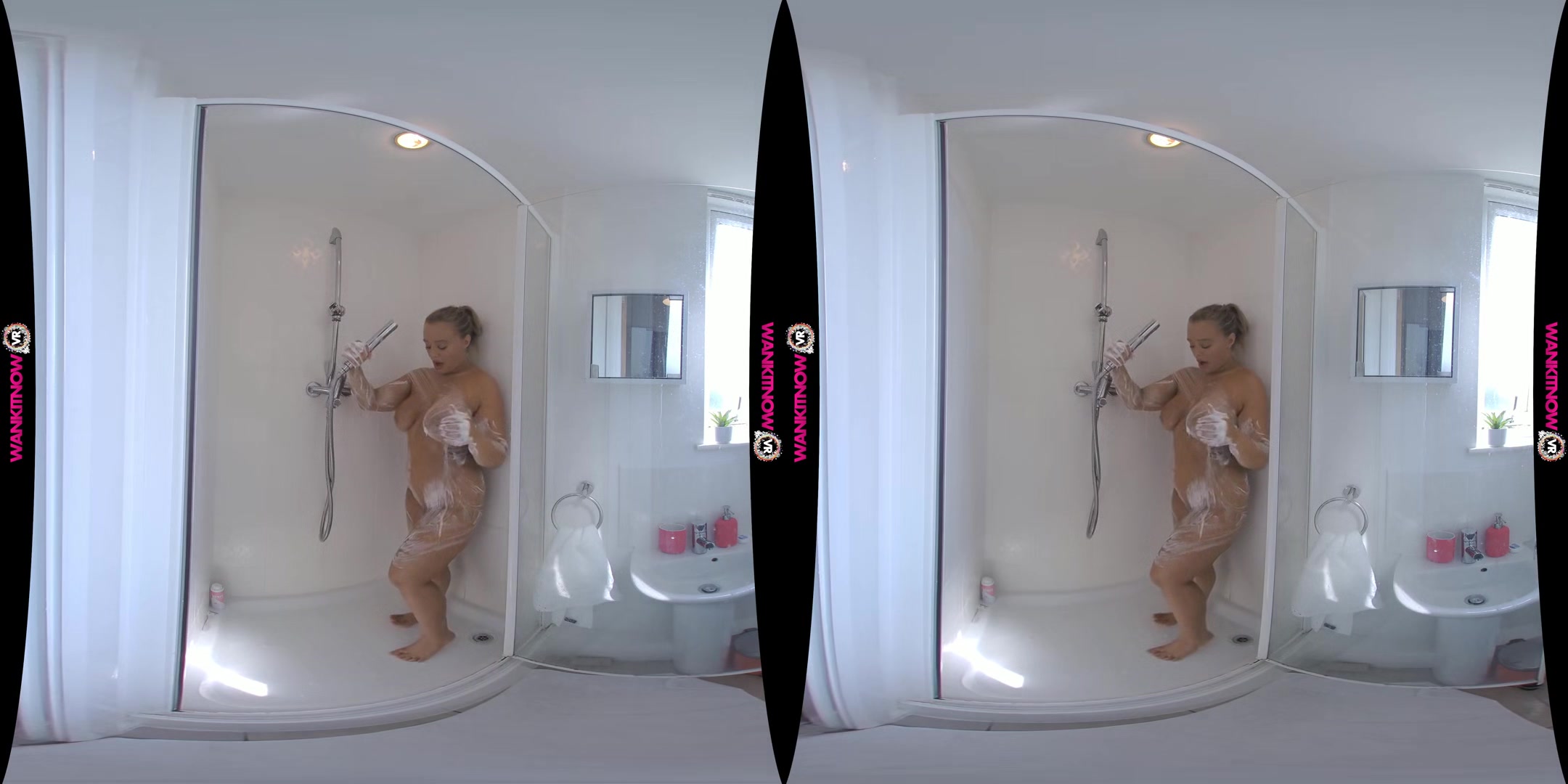 Soapy & Slippery - Busty Beth Getting out the Shower Solo