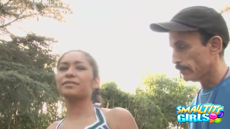 Pretty Cheerleader Fucking the Coach - SmallTitsGirls