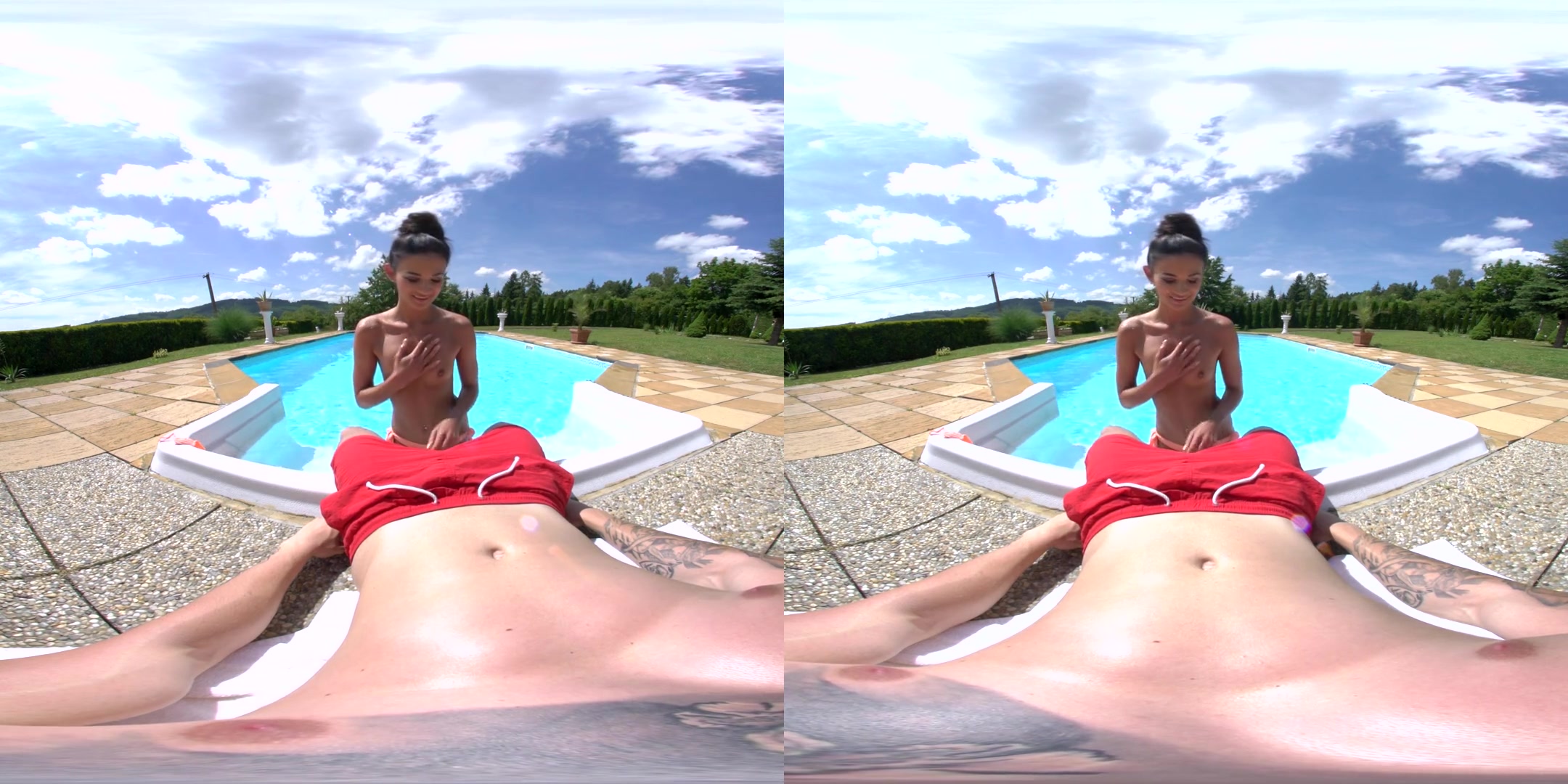 Rosaline Rose in Rosaline Rose Has Sex By The Pool - RealityLovers
