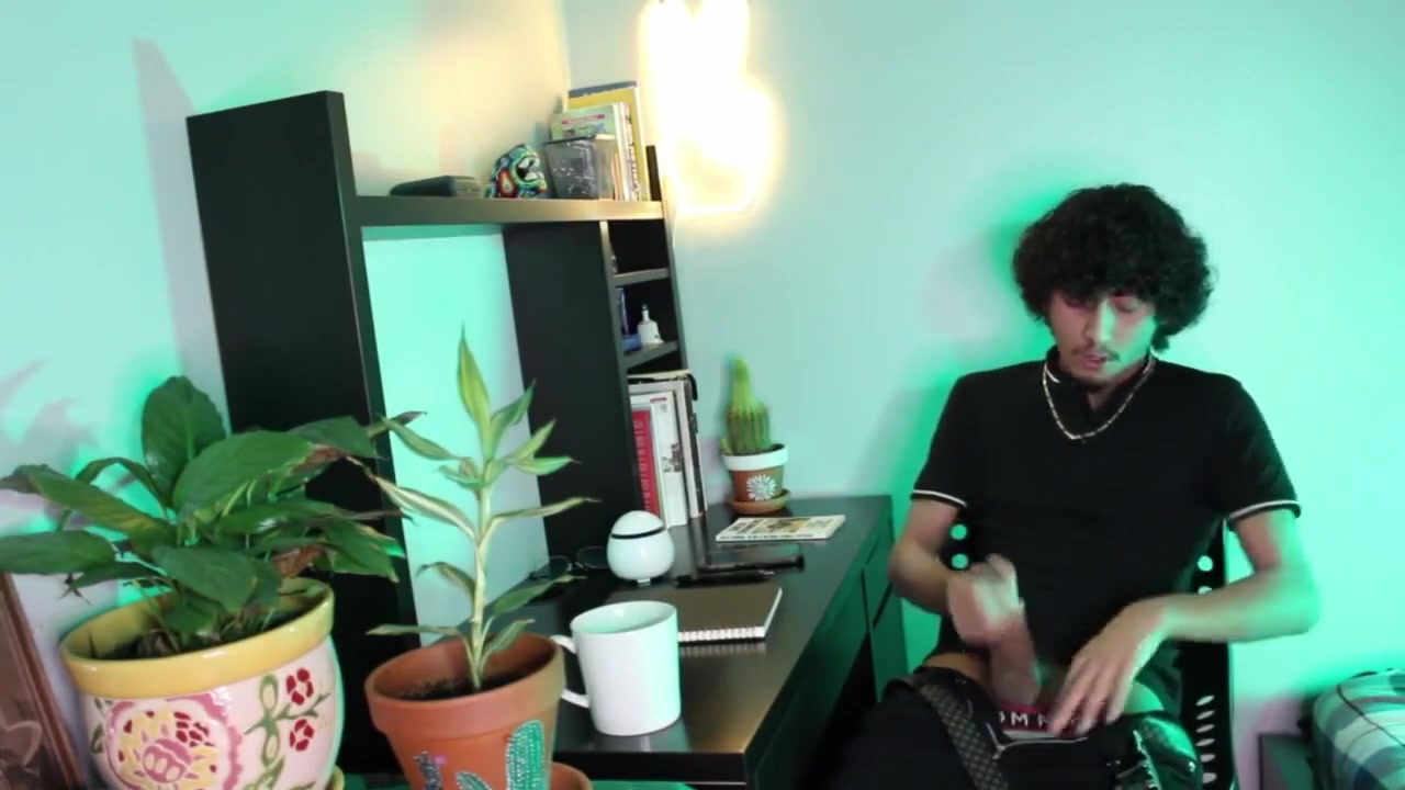 Naughty Romeo Stops Doing Homework To Jack Off