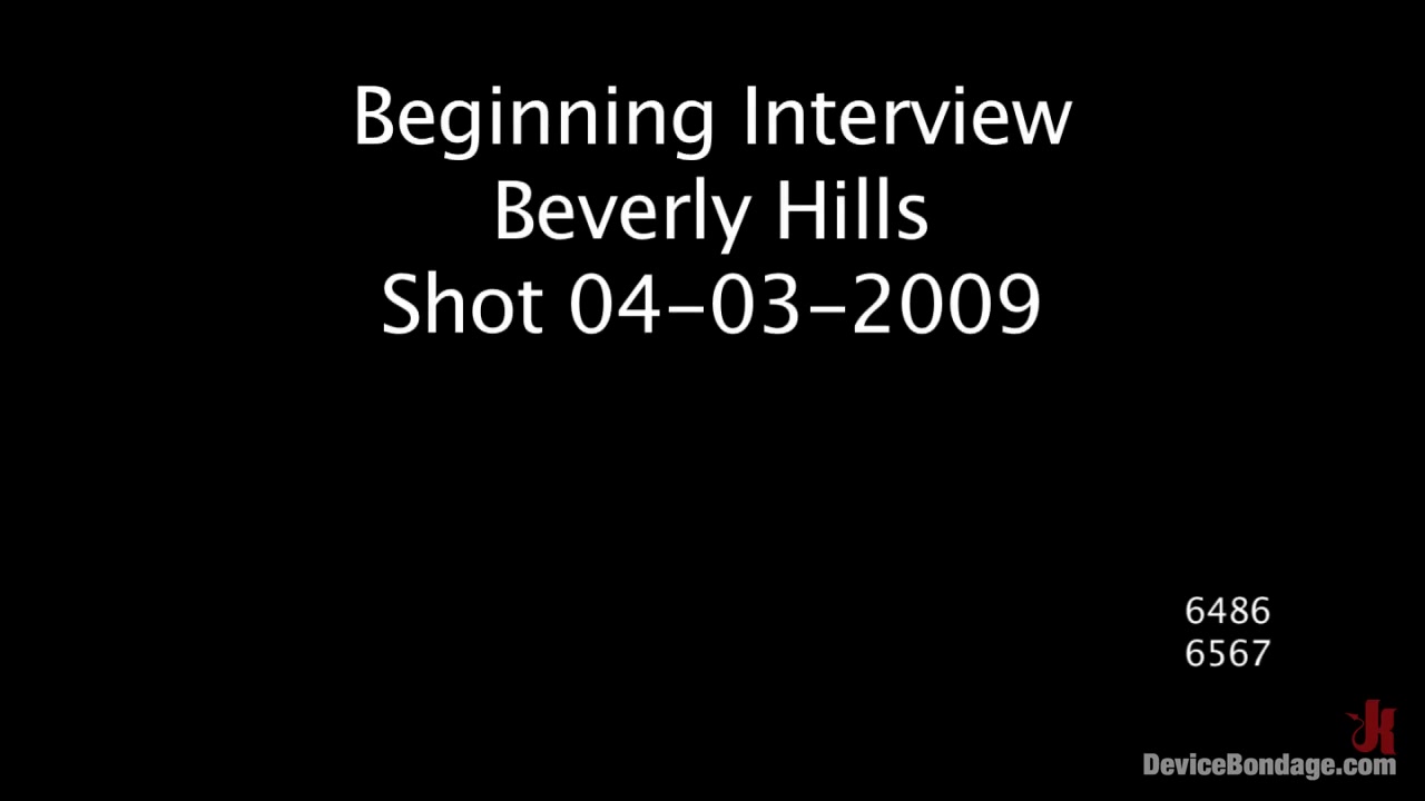 Beverly Hills in Beverly Hills Captured in a handmade, custom fitted, device that pins her to a beam - DeviceBondage