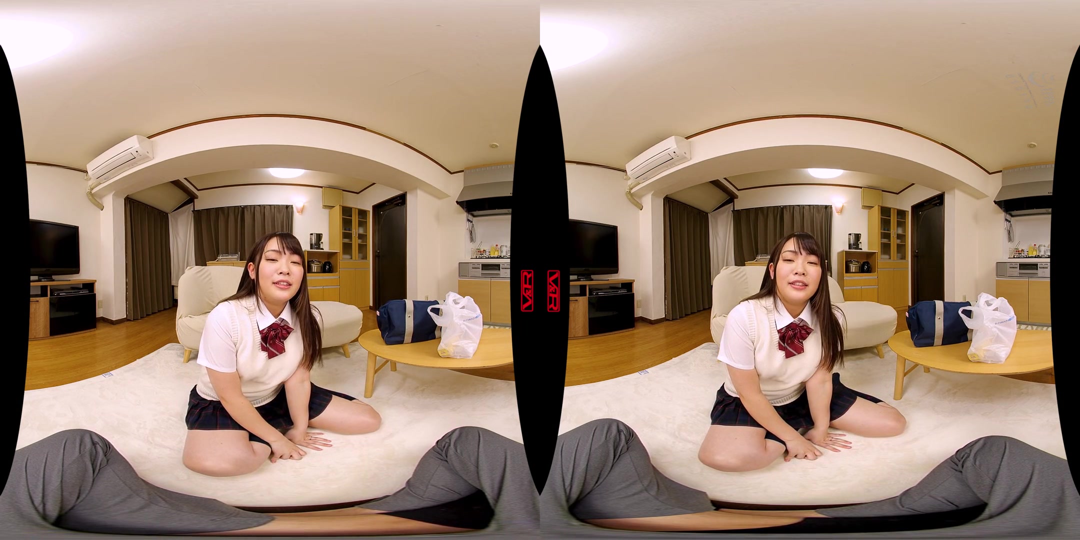 I Want Your Baby! Desperate Wife Dressed as a Schoolgirl; Creampie Sex with JAV Idol