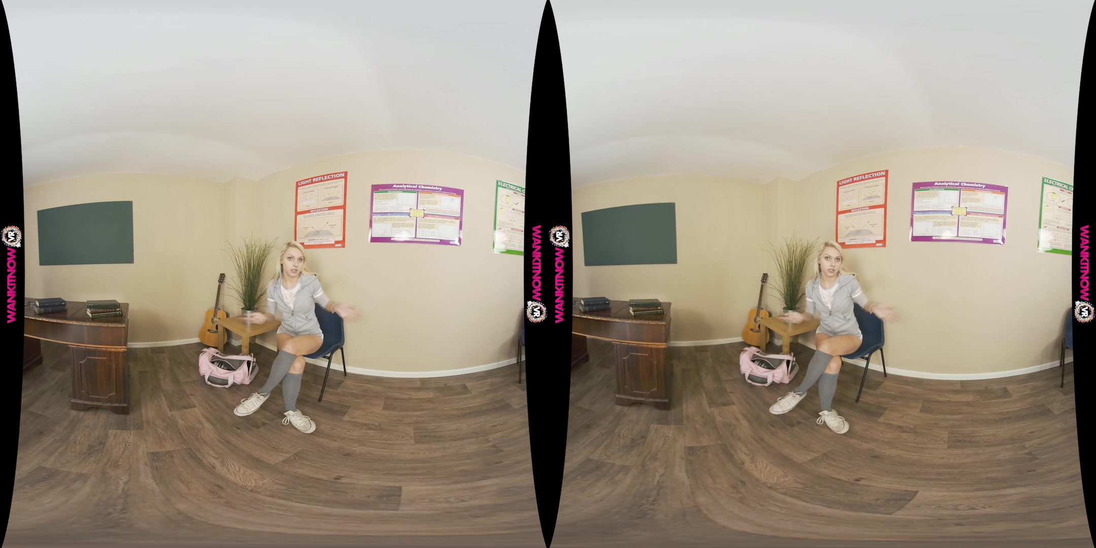 White Lie Wanker featuring Chloe Toy - WankitNowVR