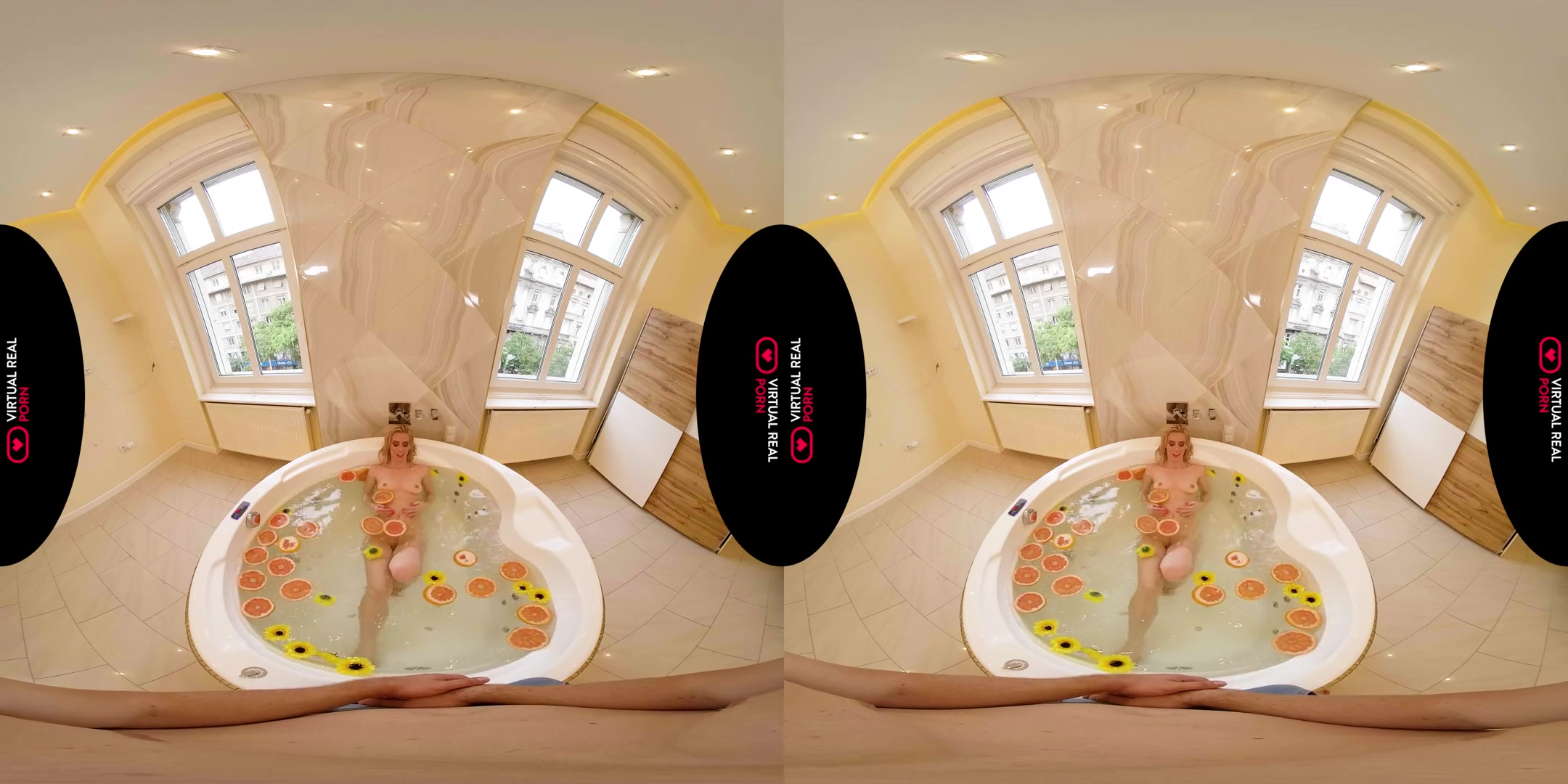 Citrus Bath - Gorgeous Babe in the Water With You