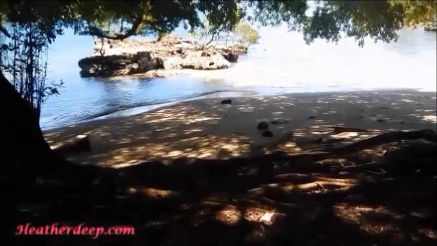 Thai teen 18+ heather goes atving in paradise and gets huge throatpie in quad