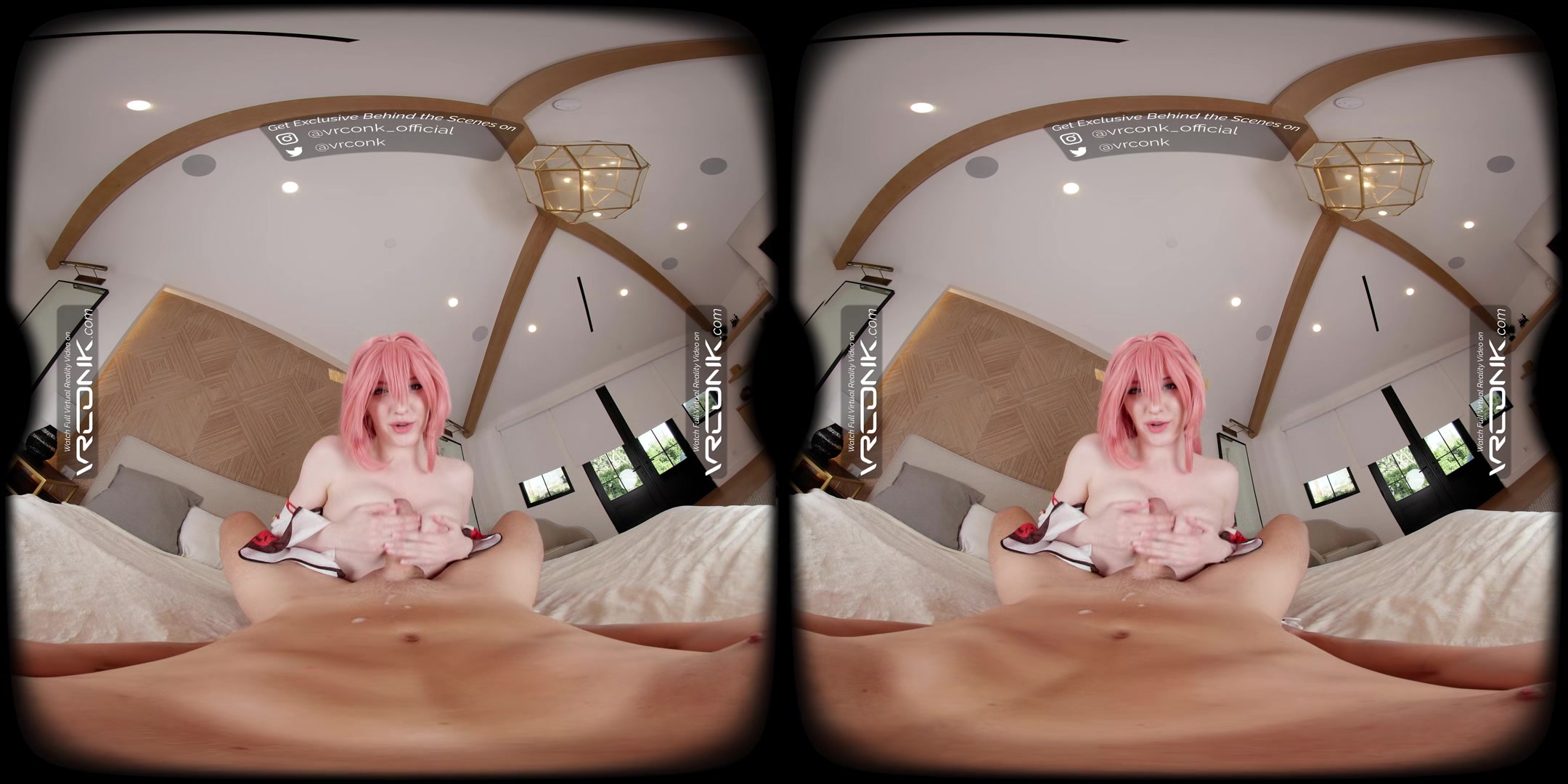 VR Conk Genshin Impact Yae Miko A sexy teen 18+ Cosplay Parody with Melody Marks In VR Porn