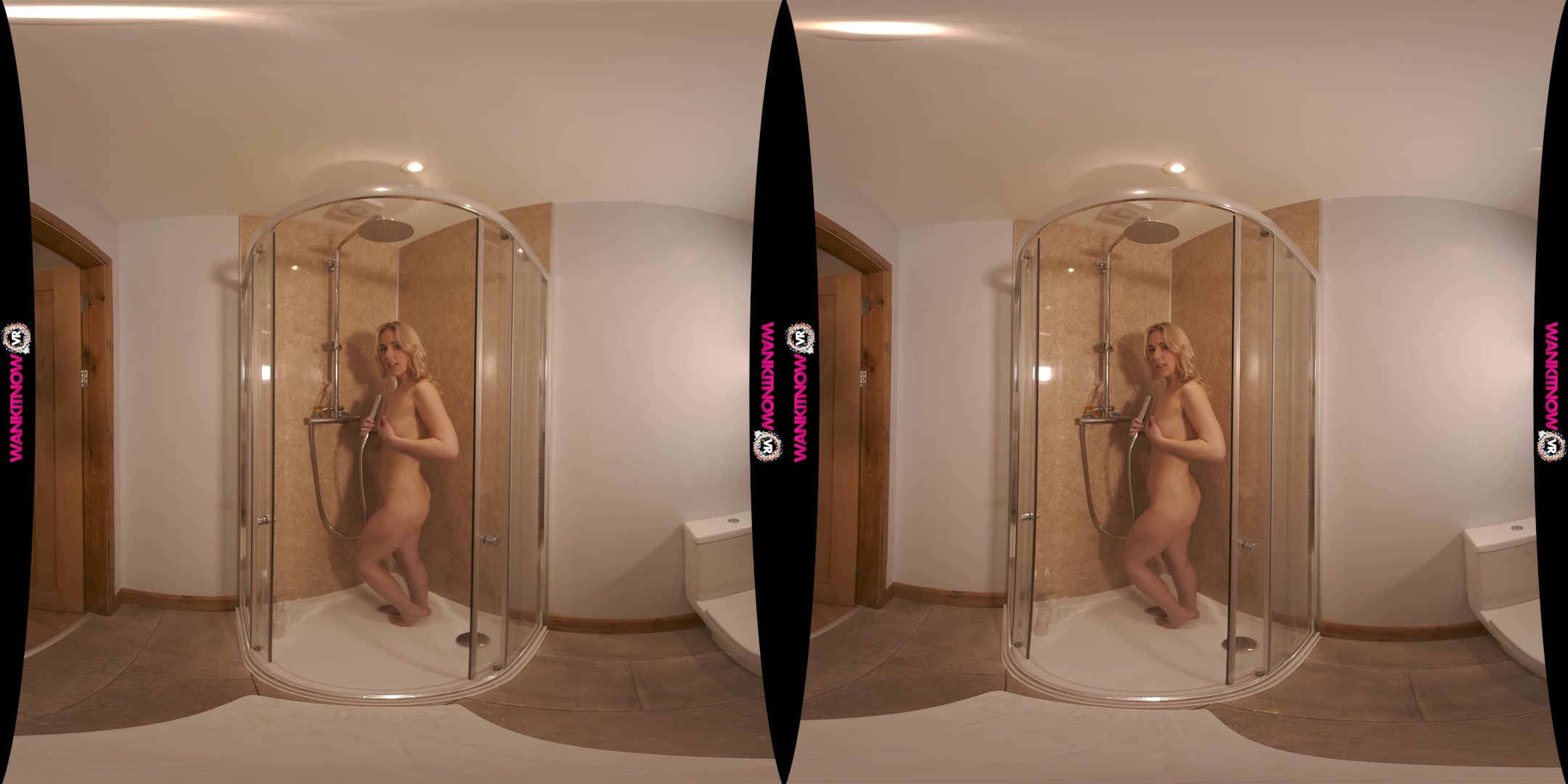 Shower Antics featuring Amy W - WankitNowVR