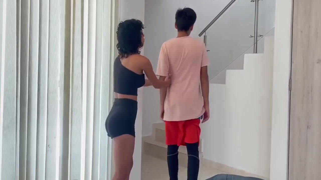 Cute Latina Pays Off Debt To Her Older Stepbrother With A Delicious Fuck And Cum On His Delicious Ass