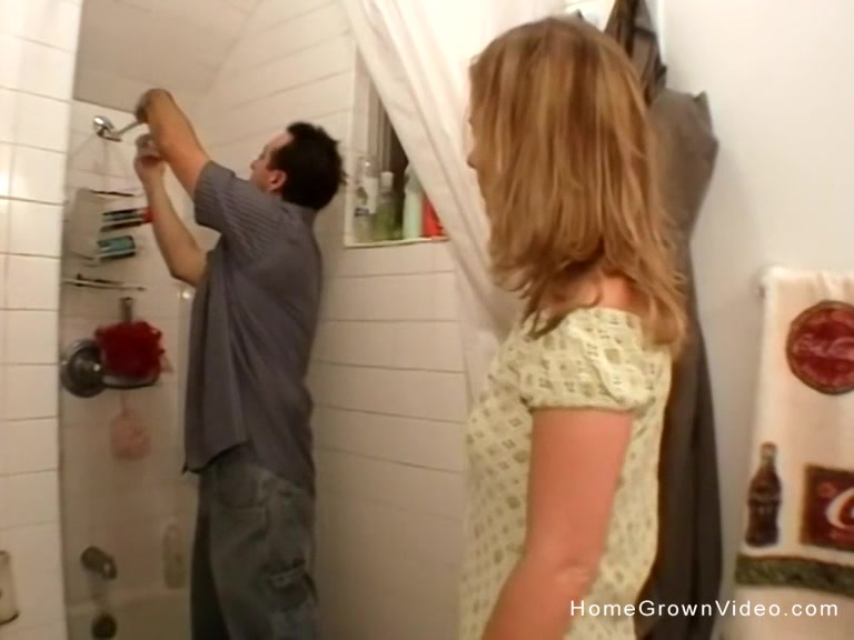 Plumber Lays Pipe Inside Brooke