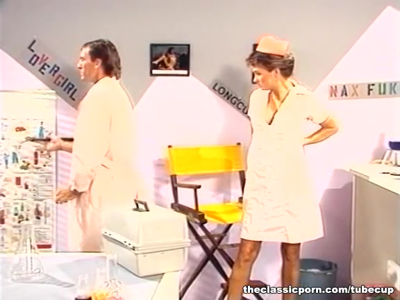 Nurse treats man orally and fucks