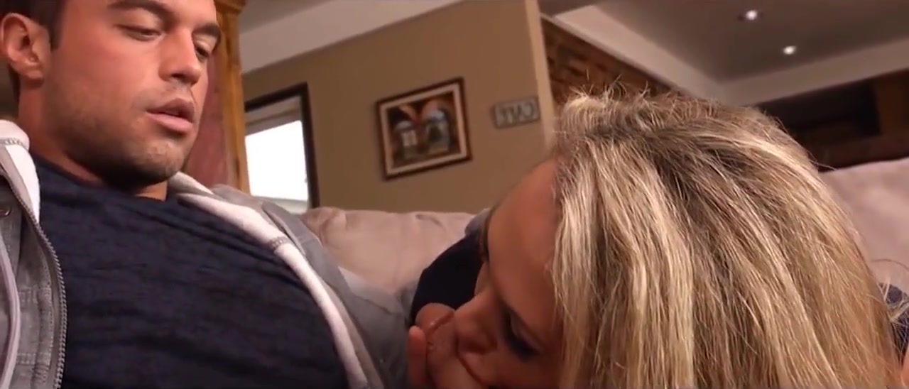 Blonde Brandi Love has great tits and loves big dick
