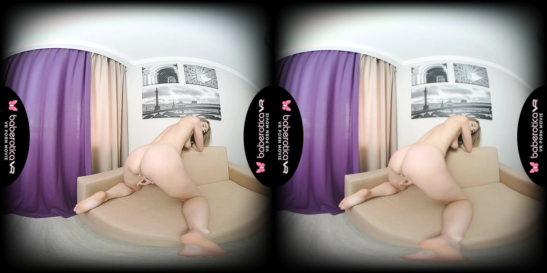 Kelly Fox uses several fingers to dig deep into her pussy in VR today - BaberoticaVR