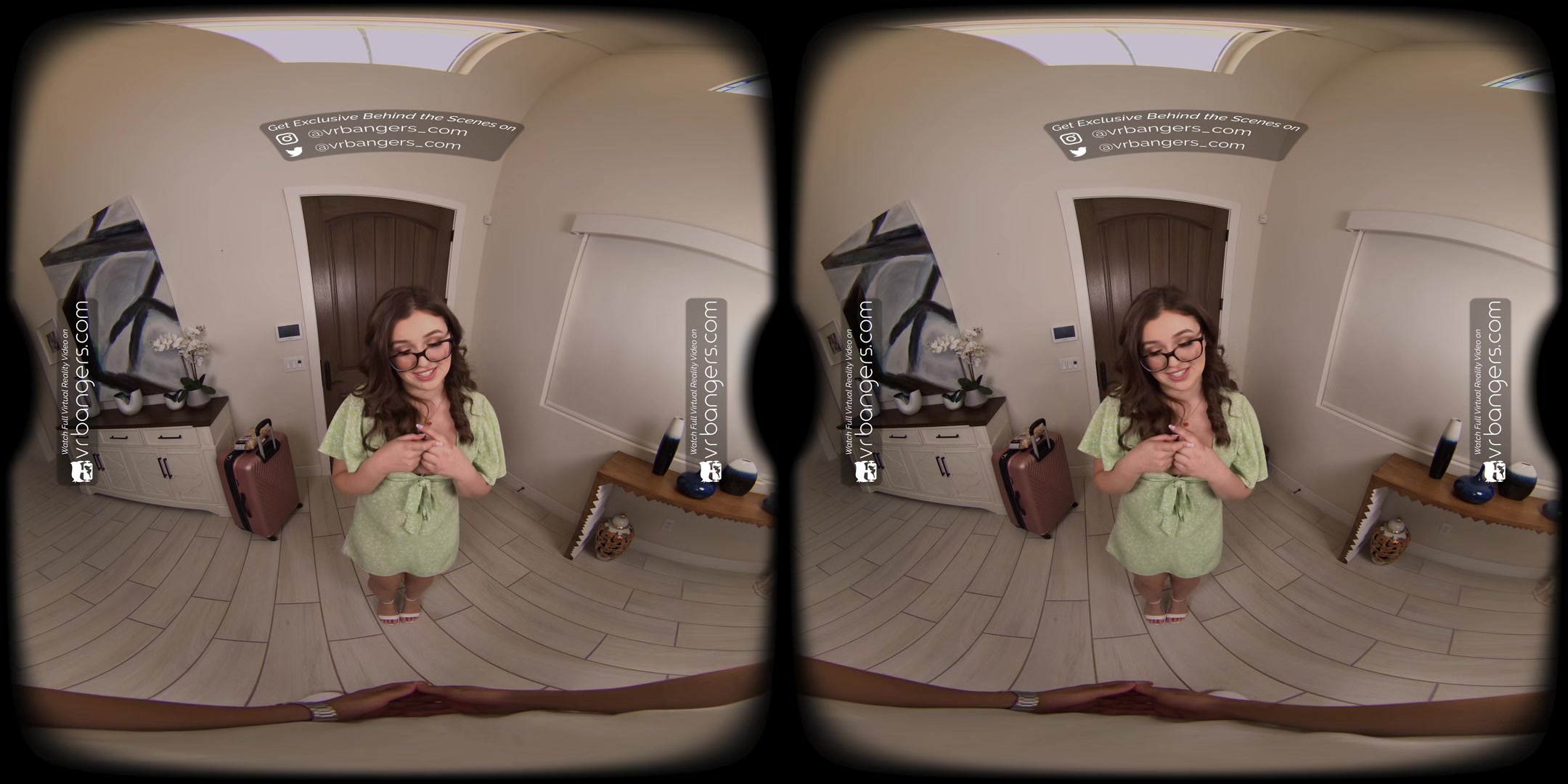 VR bangers VR bath experience with a pornstar Leanna Virtual reality porn in bath