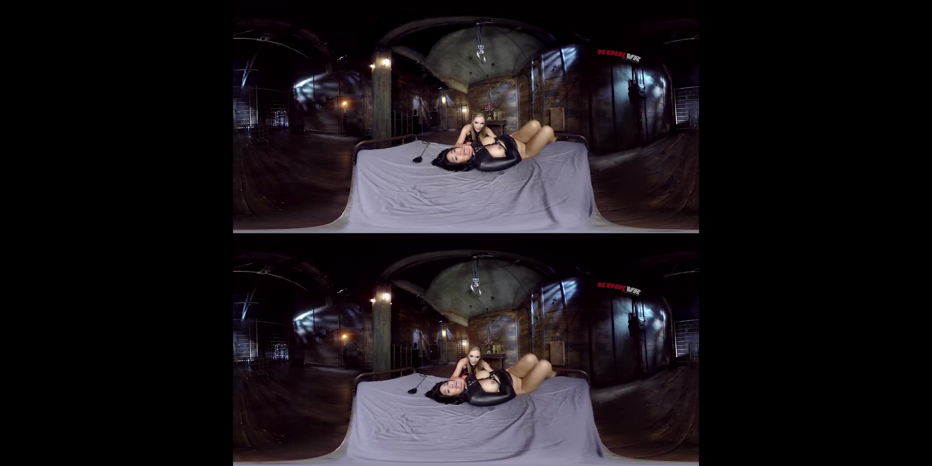 Mona Wales & Mia Little in Her Kinky Lez Pet - KinkVR