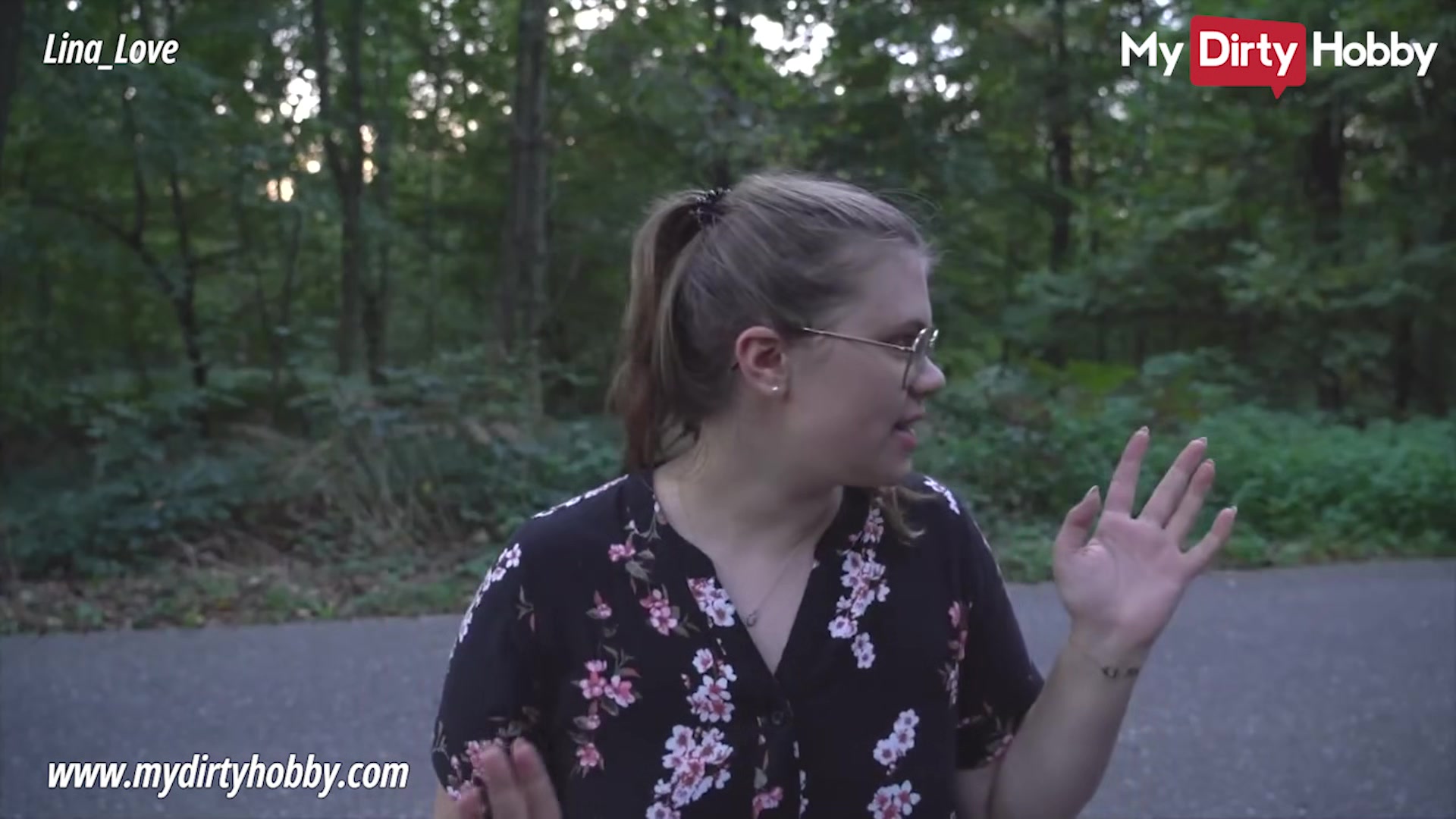 My Dirty Hobby - Brunette picks up hiker and swallows his cum