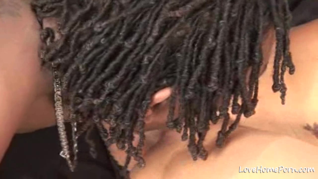 Naughty interracial banging with a cock thirsty blonde