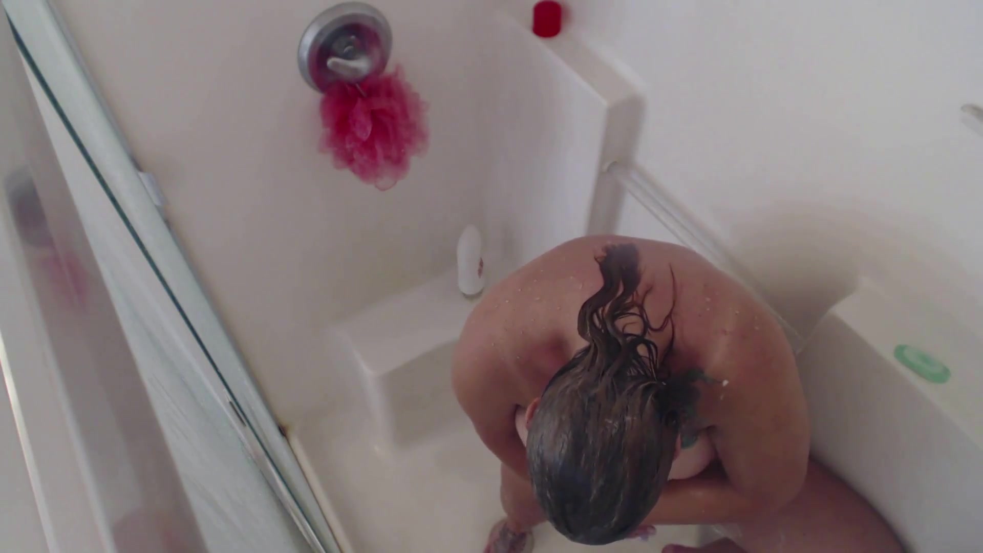 Spy On Me In The Shower Pt2 - BustyKrisAnn