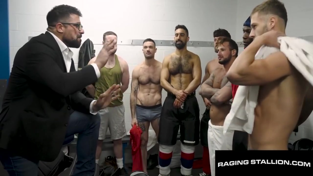 Heathen Halo, Manuel Skye And Only Matt In Hairy Captain Spitroast Fantasy With Big Dicked Teammates In The Locker