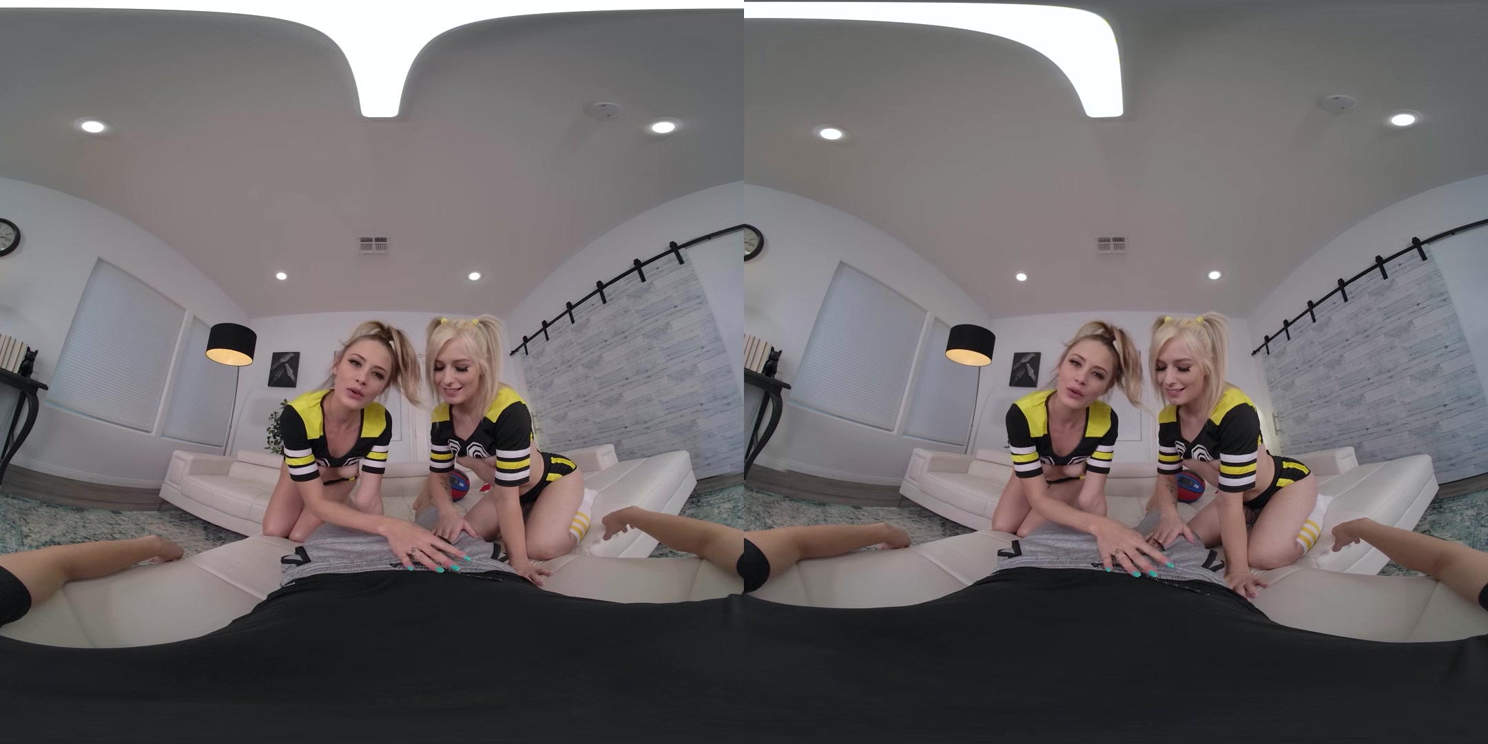 Threesome: Cheerleaders of Your Team