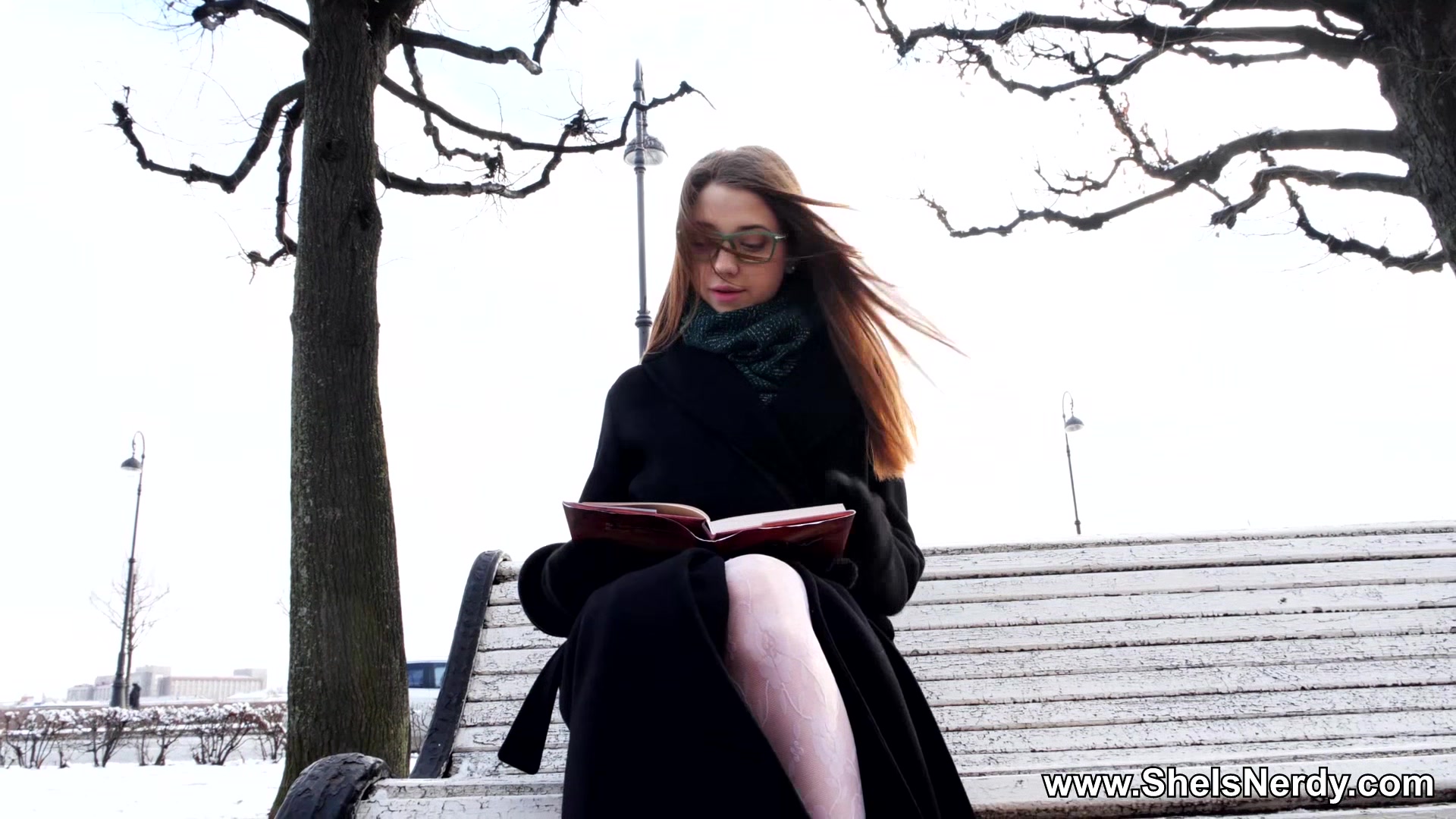 She Is Nerdy - Alita Angel - Coed cockriding to loud orgasm