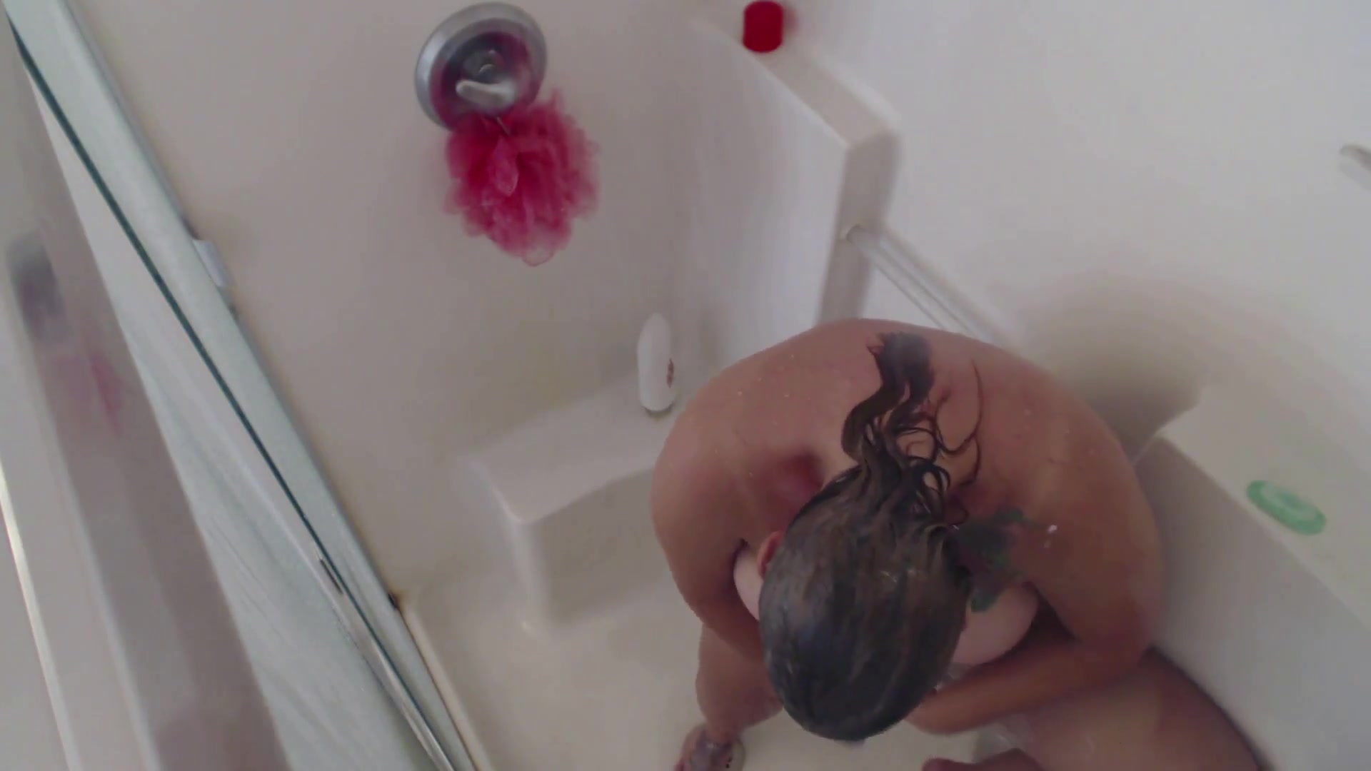 Spy On Me In The Shower Pt2 - BustyKrisAnn
