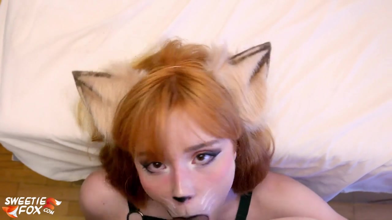Redhead Deep Sucking Cock Lover After College - Closeup