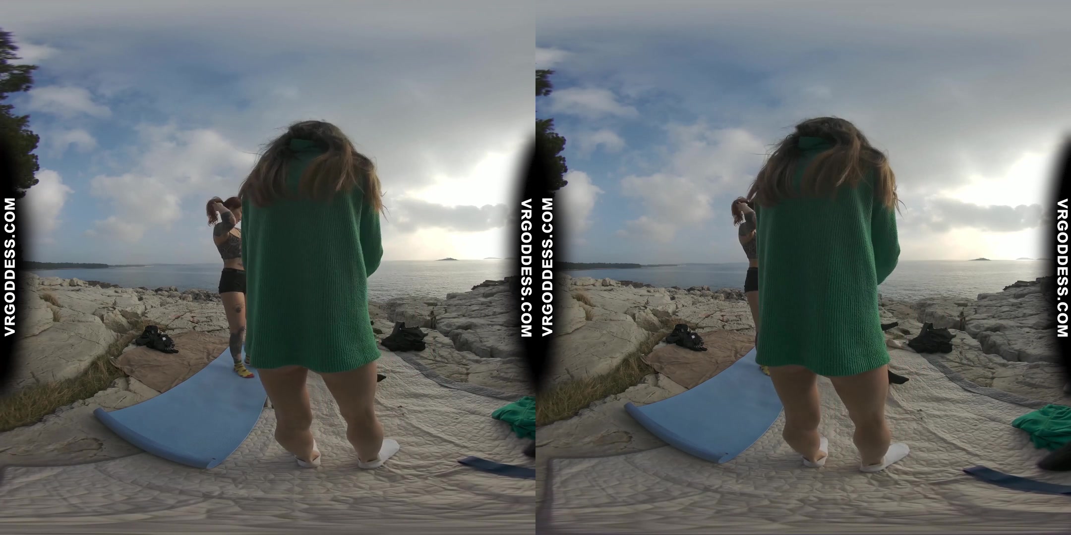 Cheri Josie Poppy Winter Beach Vacation Nude Yoga Outdoors