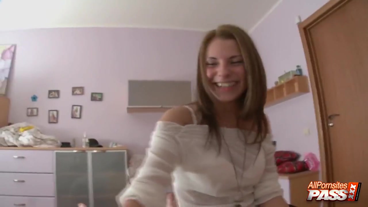 Lingerie Clad teen 18+ Vixen Valentina Azarova Vibrator Fun
