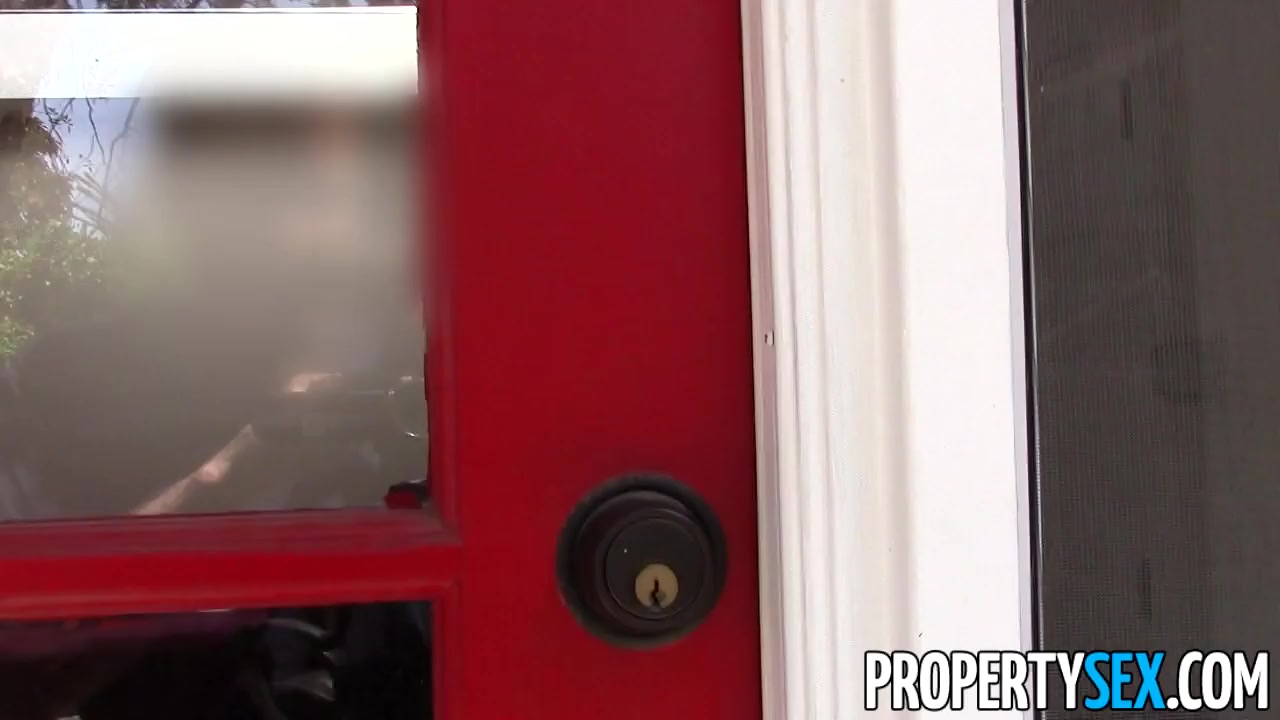 PropertySex Nudist Tenant with Mesmerizing Natural Tits Fucks Landlord