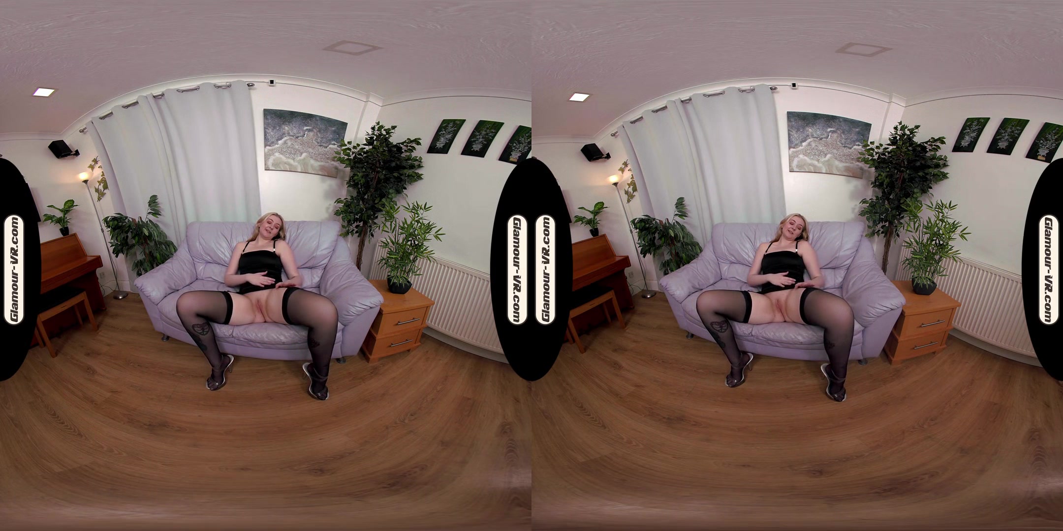 Em Yang In Little Black Dress & Black Stockings With Special Tease Treat For You - 8k Vr
