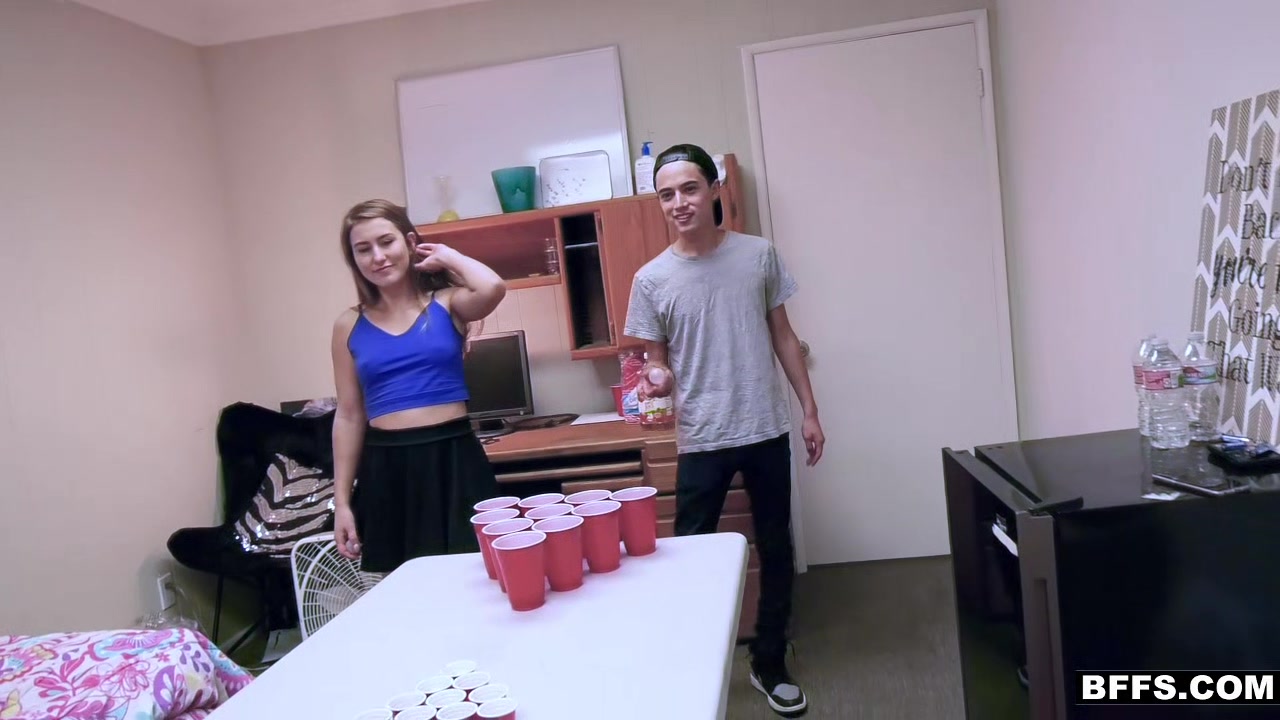 BFFS - Strip Pong Game Turns Into Orgy At College