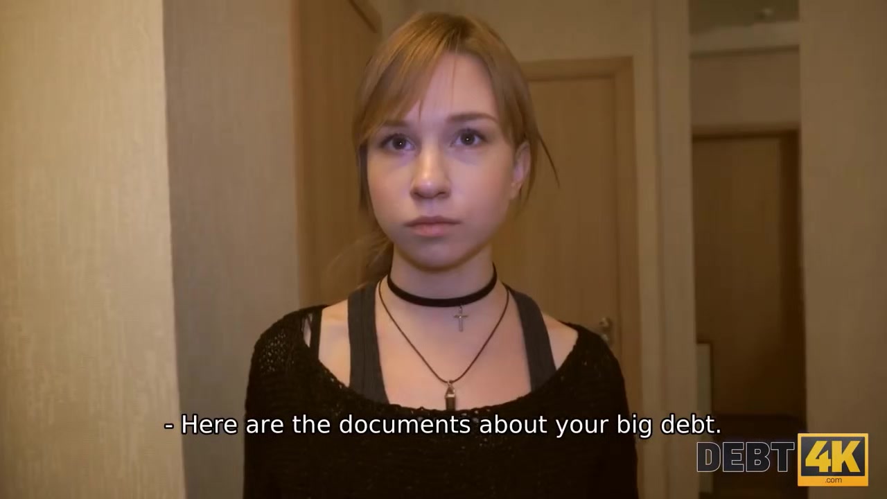 DEBT4k. Jobless debtor Alice Klay has to take the mans penis in pussy