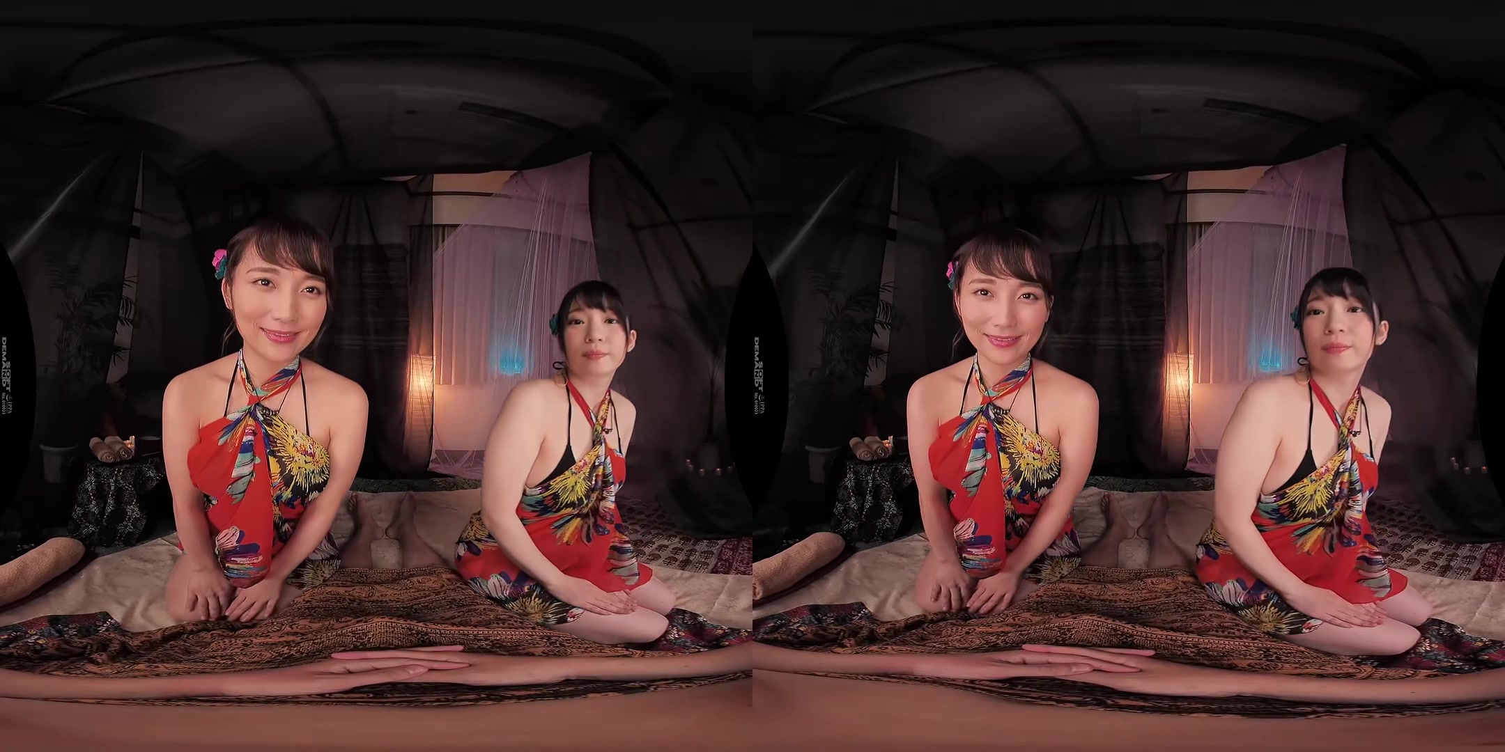 Hikaru Harukaze and Mao Kurata - Put Your Cock in 2 Pussies While You're Getting a Massage - G-Cup - SodCreate