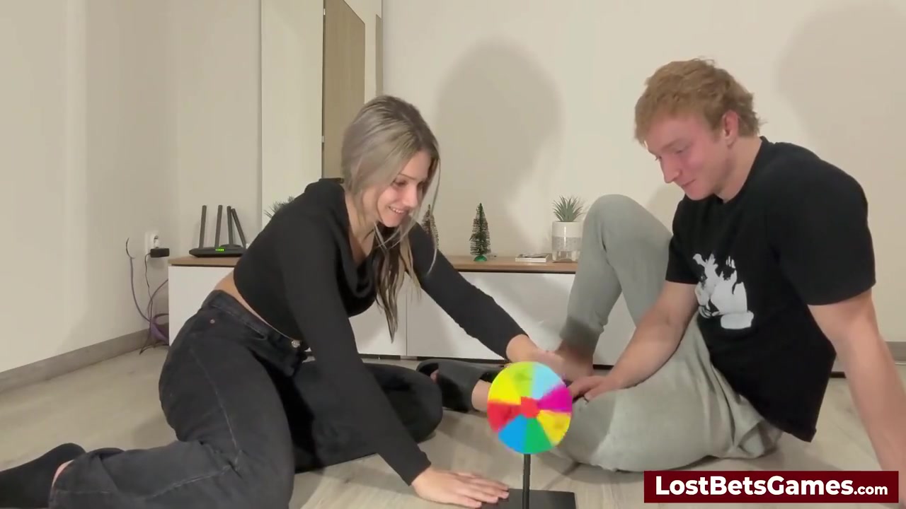 A Wild Strip Wheel Of Fortune Challenge Couples Game With Buck Naked, Celestina Blooms And Aften Opal