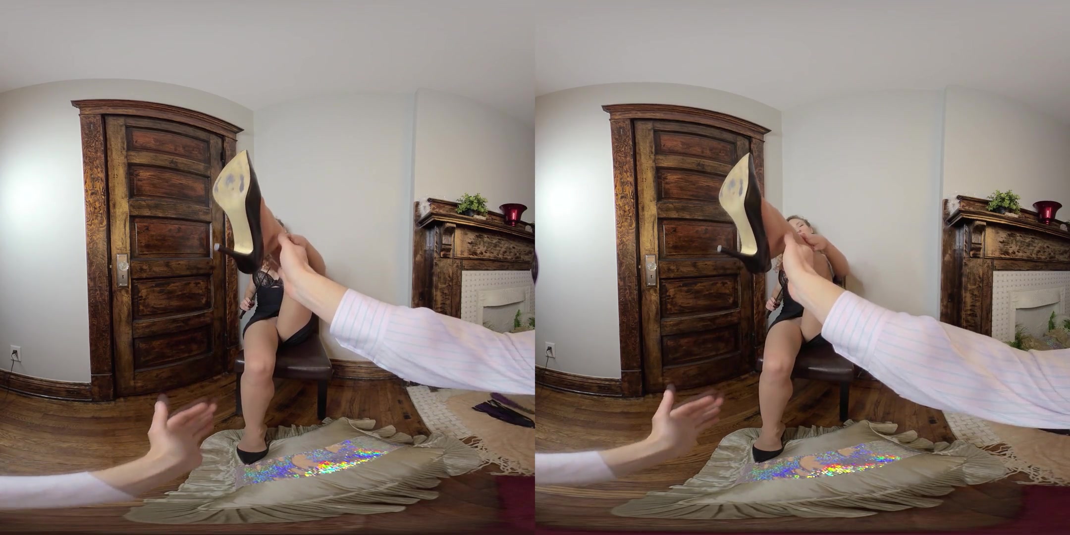Pantyhose, High Heels, Foot Worship and Toe Sucking Humiliation - Submitting to Your Blonde Domme Divinatrix