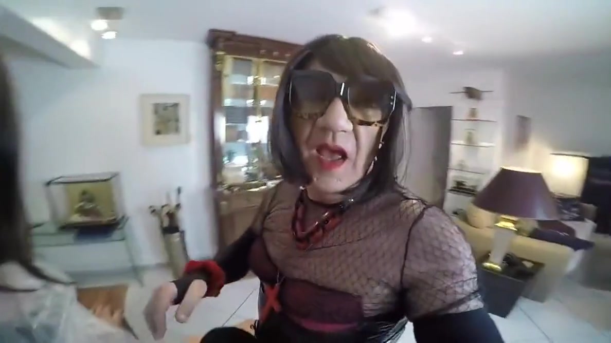 Piss Slave For Two Shemale