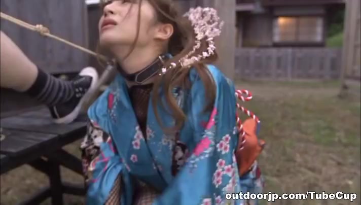 Sweet enslaved chick Miku Ohashi in a nasty group action